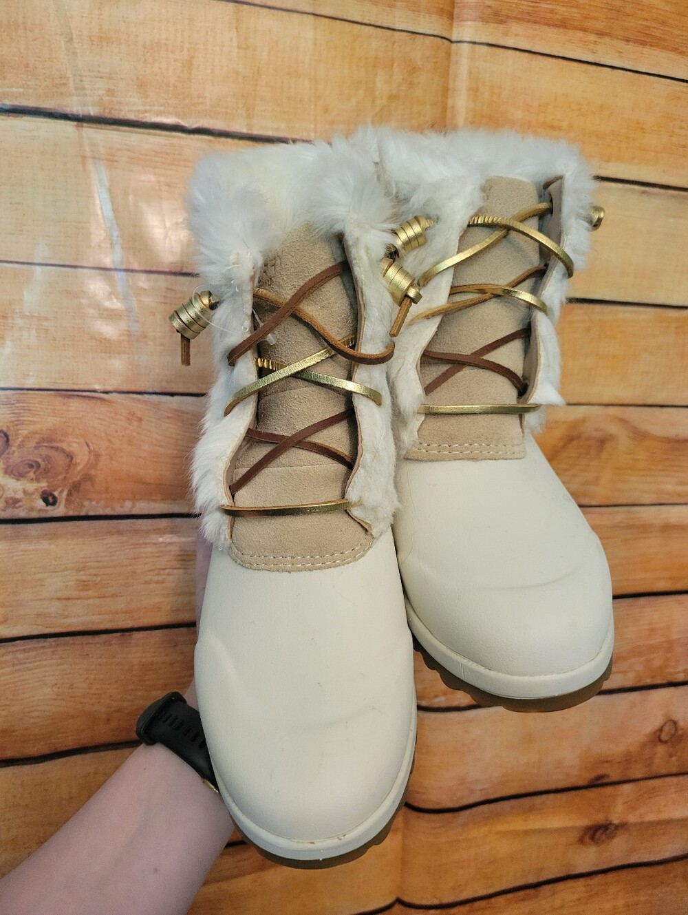 Sperry - Maritime Repel Suede Snow Boot - Sand - Women's 6.5